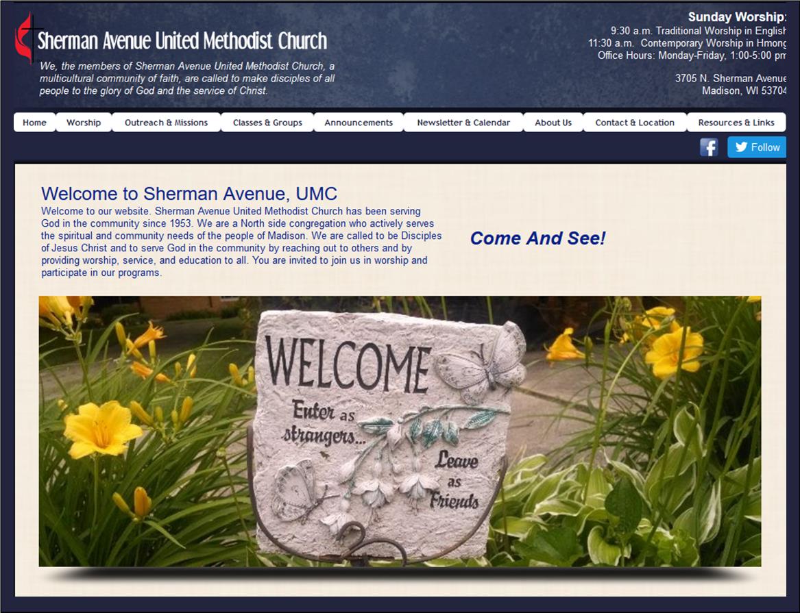 Sherman AVenue United Methodist Church, Madison